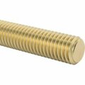 Bsc Preferred Brass Threaded Rod M10 x 1.5 mm Thread Size 1 M Long 90162A090